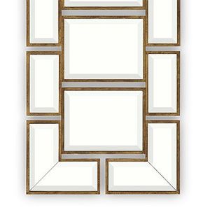 Antique vàng kim loại khung đương đại phòng khách đồ nội thất tường Kính Gương cho trang trí nội thất - Product Image 5