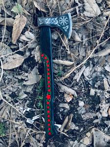 Tomahawk Axe มีด้ามจับไม้แบบ DIY เครื่องมือการเอาชีวิตรอดในป่ากลางแจ้งการตั้งแคมป์ - Product Image 5