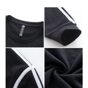 Sweat à capuche à col rond pour hommes, t-shirt éponge, personnalisé, français - Product Image 4