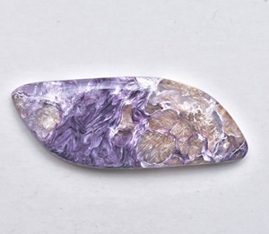 พลอยชาโรไซต์สีม่วงแบบรัสเซีย,อัญมณีชาโรไซต์ทรงหลวมทำจากหินขัด - Product Image 4
