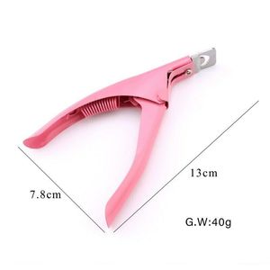 Cortaúñas acrílicas de acero inoxidable profesional, cortauñas con forma de U, puntas postizas, herramientas de manicura - Product Image 6