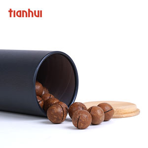 Tubo Kraft liso a prueba de olores, juego de bambú para té floreciente, tubo de papel de Chocolate circular - Product Image 4