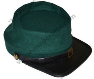 Logo personnalisé confédéré 100% laine de haute qualité US CS Civil nouveau design OEM chapeaux Kepis civils - Product Image 4