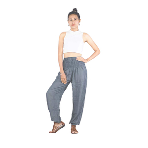 Napat Clothing Solid color 0 women harem pants in Gray PP0004 020000 05 ready to ship - Product Image 1