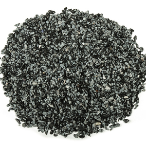 Chips de piedras preciosas para decoración del hogar, piedras semipreciosas de copos de nieve, cristal para decoración del jardín, Ágata Alfazal - Product Image 1