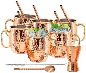 Mule Moscou en cuivre massif martelé - Product Image 3