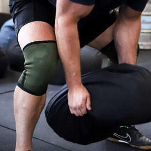 Funda de compresión para rodilla, soporte para sentadillas, levantamiento de pesas y levantamiento de potencia, Mangas de neopreno para gimnasio - Product Image 4