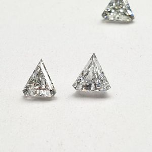 0.40 To 0.49 CT GHI Color SI Clarity Polished Lab Made Diamond Loose Synthetic Fancy Shape Triangle Cut Diamond Jewelry - Product Image 1