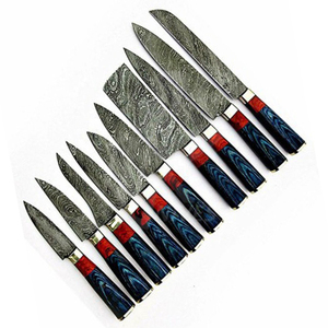 100% Top คุณภาพสูงดามัสกัสเชฟชุดมีด | ขายส่งราคาถูกร้อนขายเชฟชุดมีด - Product Image 4