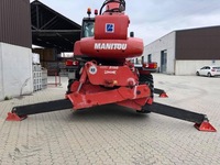 Chariot élévateur à palettes en acier MANITOU MRT 2550 PRIVILEGE 2012, capacité de 1,5 tonne, moteur électrique, dimensions des fourches 550/685 mm, garantie de 3 ans
