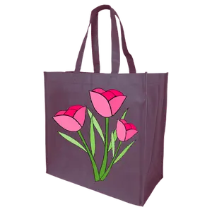 Grands sacs fourre-tout en toile écologiques bon marché Sacs à provisions imprimés à la mode fabriqués au Bengale occidental