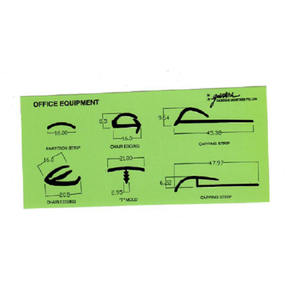 Accessoires de revêtement de sol de Singapour, joint de porte et de fenêtre en caoutchouc TPV TPE noir sur mesure - Product Image 3