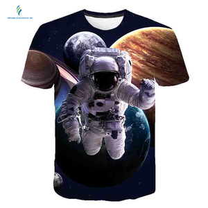 Stylish <strong>100</strong>% High Quality <strong>Export</strong> Oriented 3D Digital Printed O-Neck Short Sleeve Men's T Shirt From Bangladesh - Product Image 6