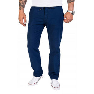 Mens Plain Trousers with Custom Designing Option and Private Logos Cheap Price Cotton Blend Cargo Pants with High Quality Stuff - Product Image 1