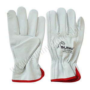 Best Price Customize Logo Goat Skin Leather Working <b>Driver</b> <b>Gloves</b> - Product Image 1