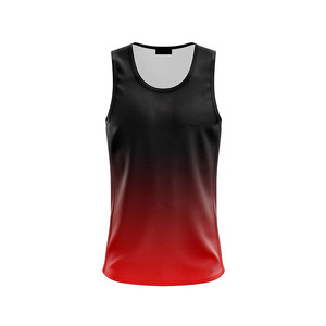 Summer Casual Fitness Workout Vest Tops Tricoté Summer Gyms Singlet avec Bouton Décoration - Product Image 3