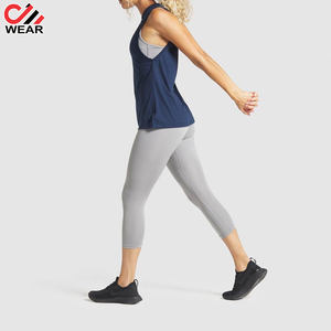 2025 camiseta personalizada para mujer nueva moda colores personalizados camiseta sin mangas de poliéster sublimación señora espalda suave camisetas sin mangas - Product Image 2