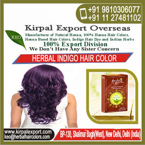 ISO Certified Ecocert Certified KEO Natural Triple Refined <b>Henna</b> Hair Color Powder Semi-Permanent Manufactured by Seller - Product Image 2