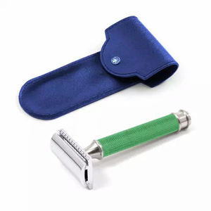 Rasoir de sécurité de luxe DE avec lame unique réutilisable – Rasoir manuel double tranchant écologique et réglable pour le rasage et l'entretien personnel - Product Image 1