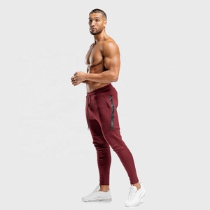 Pantalones de chándal para hombre de cintura alta para gimnasio, deporte informal, estilo de moda, tela antiarrugas para ropa de calle, lavado oscuro - Product Image 6