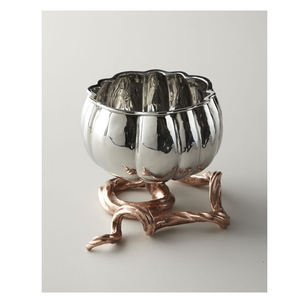 Cuencos decorativos de Metal personalizados para frutas secas, con soporte de oro rosa, gran oferta - Product Image 1