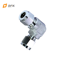 Raccords de tuyauterie en acier inoxydable DFK 316, coude union, zingué, pour applications hydrauliques, certifié ISO9001, usiné CNC, OEM/ODM