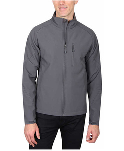 Chaqueta deportiva de invierno Softshell informal para hombre, chaqueta con cuello levantado y cremallera, forro polar, resistente al agua, con capucha, cálida, a prueba de viento - Product Image 4