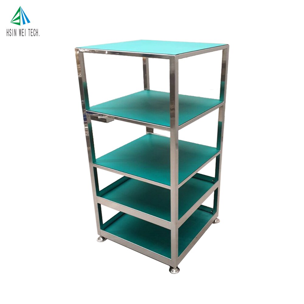 multi function square tiers plain top work table