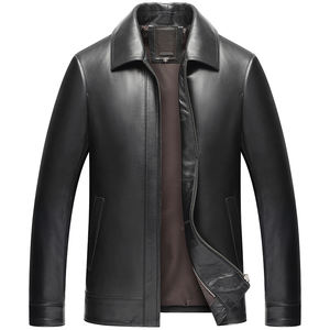 Excellent Quality <b>Men</b> <b>Leather</b> Jacket Custom Outdoor <b>Leather</b> Jacket With Best Material - Product Image 5