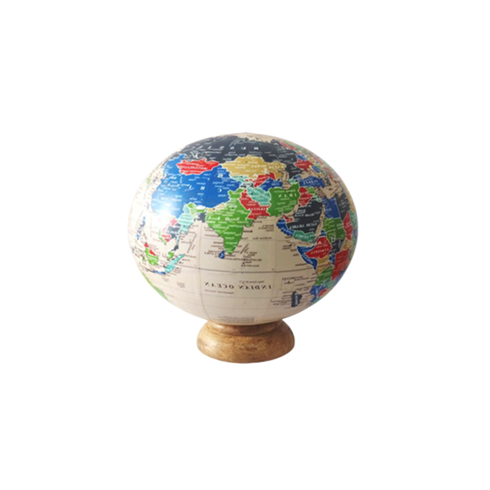 Cheap Price on Antique World Globe with Wood Stand Best Rotating Decorative Globe