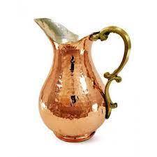 Hammered <b>Copper</b> Jug Big Size Excellent Quality Classic Style Metal <b>Copper</b> Jug for Garden - Product Image 2