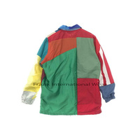 Veste d'entraîneur en nylon respirant imperméable à manches longues avec logo personnalisé pour hommes de haute qualité