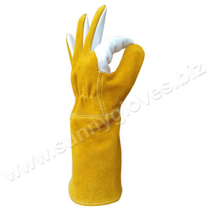 ที่มีคุณภาพสูงหนังถุงมือทำงานถุงมือเชื่อม - Product Image 4