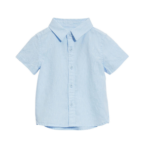 Uniforme escolar unisex de alta calidad, Camisa lisa de manga corta, 100% algodón, servicio OEM para niños de Bangladesh - Product Image 4