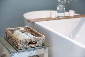 Panier de plateau de fruits en jonc de mer élégant tissé à la main durable et écologique plateaux de service tissés en jacinthe d'eau naturelle décoratifs - Product Image 5