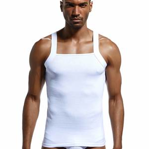 Camiseta de tirantes para hombre, estilo stringer, ajustada, para gimnasio, fitness, entrenamiento, licra, diseño personalizado, camiseta de tirantes para hombre. - Product Image 1