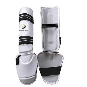 High Quality <b>Kickboxing</b> Muay Thai <b>Shin</b> Guards Pu /leather Custom Made - Product Image 2