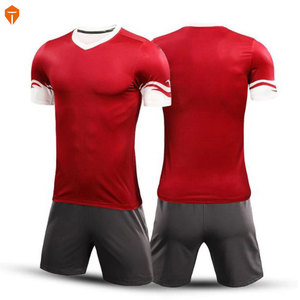 Camisetas de fútbol de color personalizadas, uniforme de fútbol barato, nuevo diseño - Product Image 6
