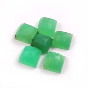 Pierre précieuse carrée à facettes en vrac, 1 pièce, prix en gros, roses naturelles, taille 6x6mm pour la fabrication de bijoux - Product Image 2