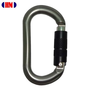 Mosquetón de aluminio para escalada en roca, 23KN en forma de O, para deportes al aire libre - Product Image 1