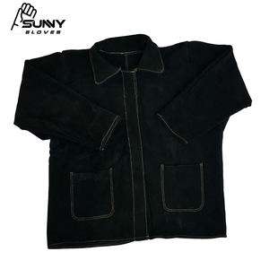 Veste de soudage en cuir fendu, veste de soudage de haute qualité/soudure résistante à la chaleur - Product Image 5