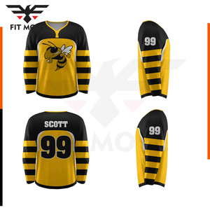 升华冰球训练练习球衣廉价备案海关oem冰球服 - Product Image 6