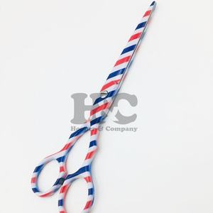 Tijeras de alta calidad Tijeras de peluquero de acero inoxidable Instrumento de belleza afilado con revestimiento de color para peluquería personalizado - Product Image 2