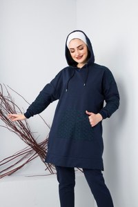 Nouvelle saison femmes survêtement à capuche ensemble de sport vêtements islamiques Abaya caftan musulman islamique mode turc qualité - Product Image 2