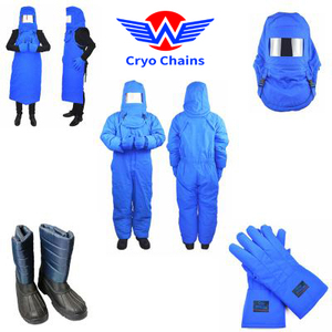Criogénica ropa con zapatos de seguridad guantes casco <span class=keywords><strong>delantal</strong></span> nitrógeno líquido traje de protección - Product Image 2