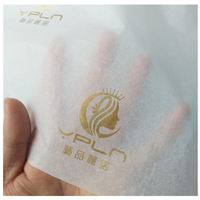 Papier d'emballage avec Logo doré personnalisé, emballage de mouchoirs, pour vêtements et chaussures, 120 unités