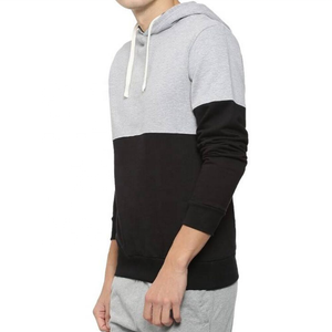 Sweat à capuche pull personnalisé de haute qualité pour hommes 100% coton bloc de couleur pour la saison d'automne - Product Image 3
