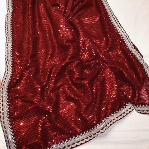 La plus belle et attrayante georgette lourde séquence travail saree avec blouse pièce femmes indiennes portent pas cher bas prix en gros - Product Image 3