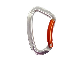 A11096KNB คาราบิเนอร์อะลูมิเนียม, 25KN Bent Gate, ดีไซน์สำหรับกีฬากลางแจ้งแบบเบา - Product Image 1