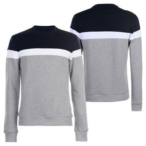 OEM-Sudadera con logotipo personalizado para hombre, Jersey informal a rayas, estilo de cuello redondo, sudaderas con logotipo impreso - Product Image 4